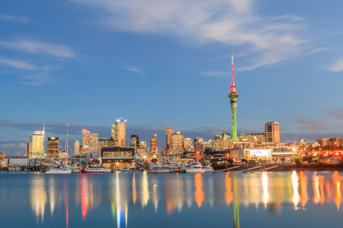 Auckland is the largest city in the North Island of New Zealand.